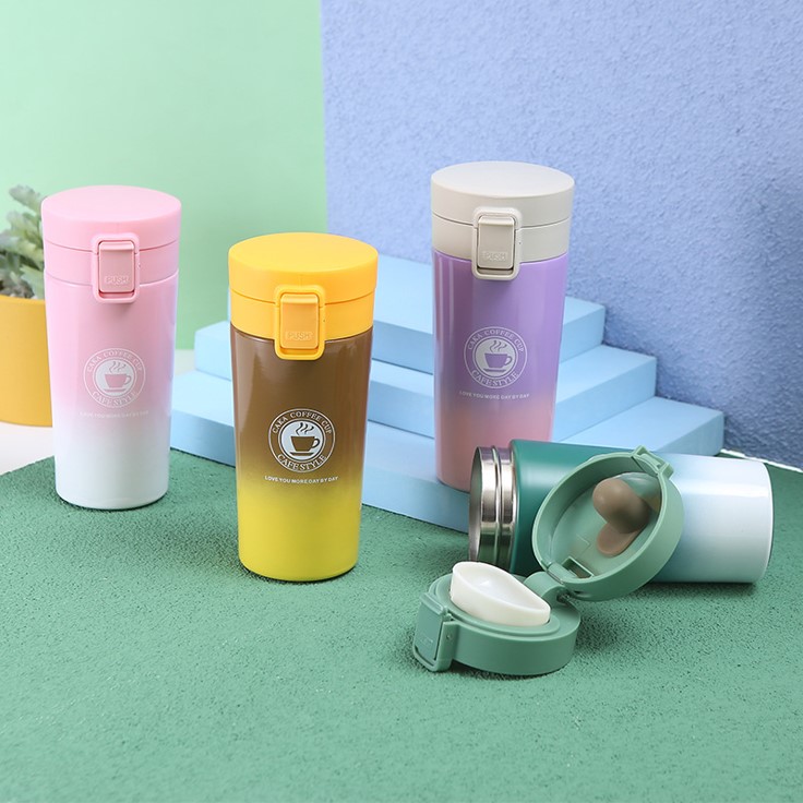 Gradient Coloured Stainless Steel Travel Tumbler